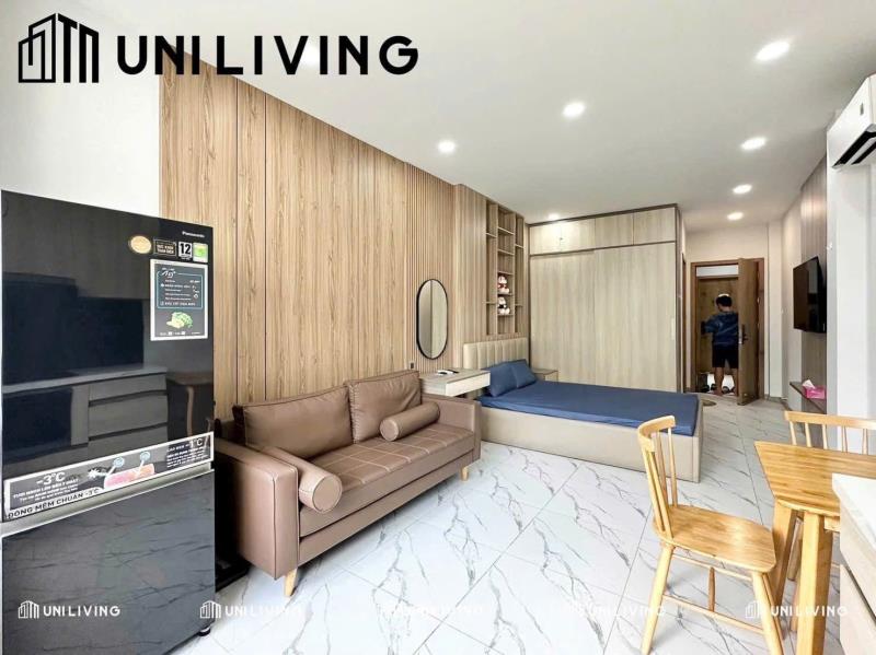 Cho thuê căn hộ studio đầy đủ nội thất có ban công gần hoàng diệu, cầu ông lãnh, cầu calmete quận 4 - Ảnh 4