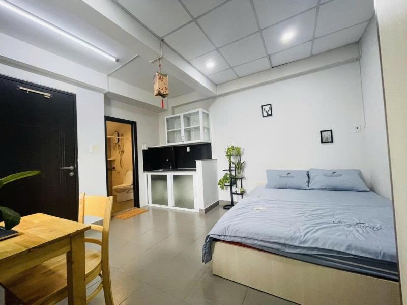 Studio cửa sổ trời ngay phạm văn đồng gần vlu, luật, hca, cao đẳng dược, cầu bình lợi, emart,  nguyễn xí, thủ đức, gò vấp - Ảnh 3