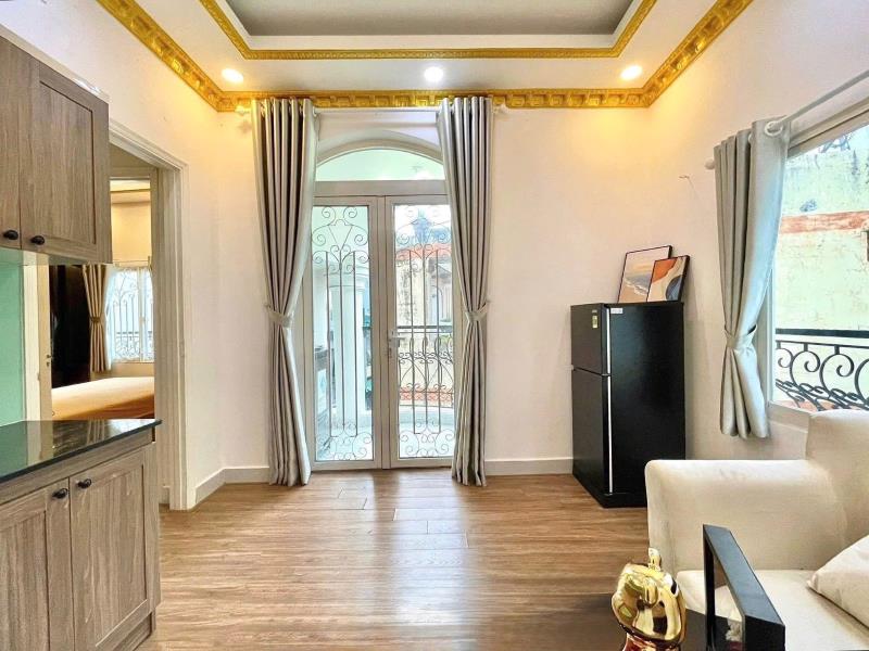 Cho thuê căn hộ 1pn phan đình phùng – 50m² – nội thất sang trọng – ban công thoáng – sát quận 1 ngay cầu kiều