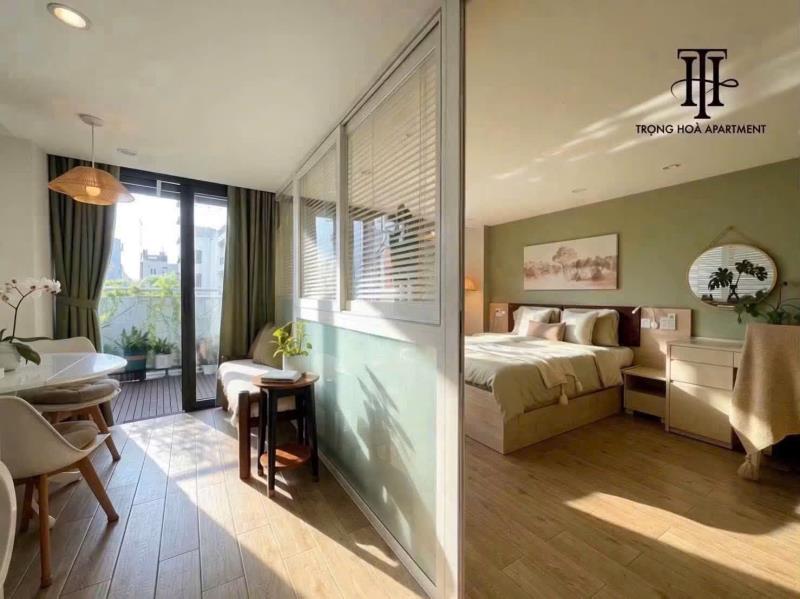 Cho thuê căn hộ 1 phòng ngủ ban công đón nắng gần chợ bà chiểu tiện đi hoàng hoa thám, lê quang định, phan đăng lưu, q1, q3, phú nhuận