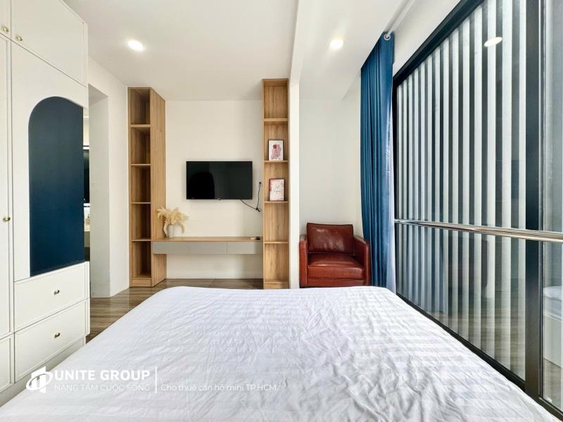 1 phòng ngủ cho thuê chdv cao câp ,gần bv tâm anh ,cv hoàng văn thụ vòng xoay lăng cha cả ,tiện nghi vào trung tâm
