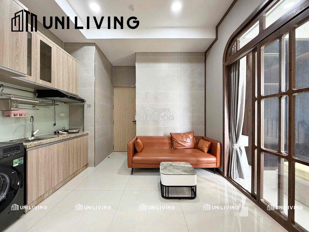 Căn hộ 1 phòng ngủ -  bancol cửa sổ thoáng mát - thang máy - hầm xe - Ảnh 4