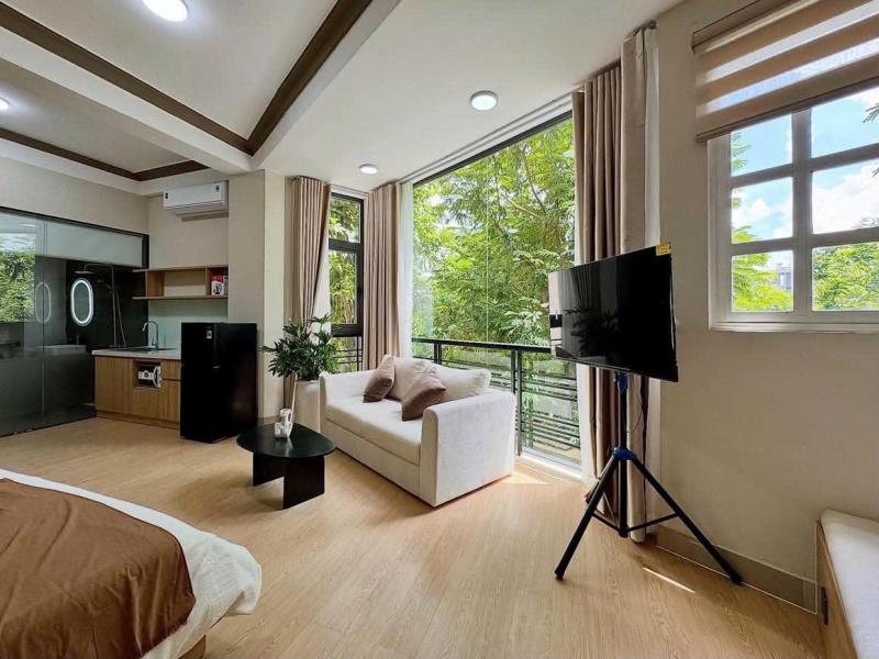 Cho thuê căn hộ cửa sổ lớn siêu thoáng mát ngay chợ bà chiểu tiện đi các quận trung tâm q1, q3, phú nhuận - Ảnh 3