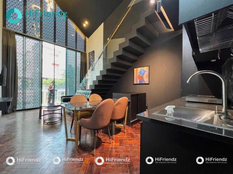 Cho thuê căn hộ duplex tone màu tối sang xịn, full nội thất, gần lotte, ufm, ưu đãi giảm ngay 1tr cho khách ở liền - Ảnh 2