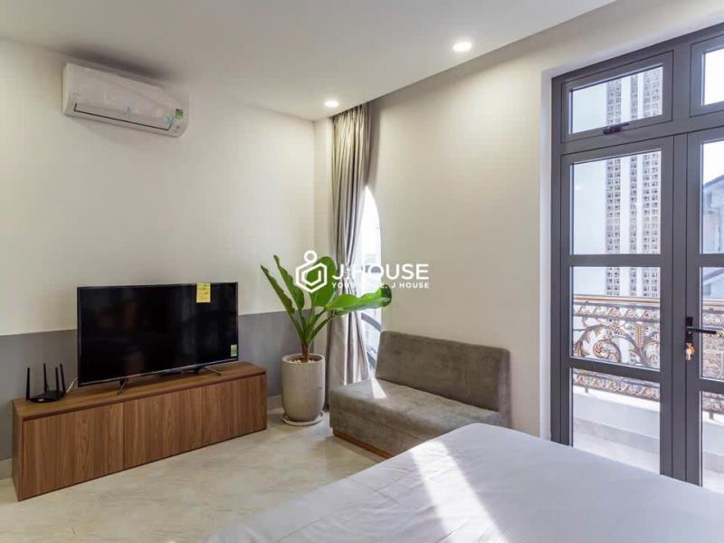 Cho thuê căn hộ 1 phòng ngủ toà nhà mới xây ngay lê quang định tiện đi chợ bà chiểu, nơ trang long và quận 1, quận 3, phú nhuận - Ảnh 2