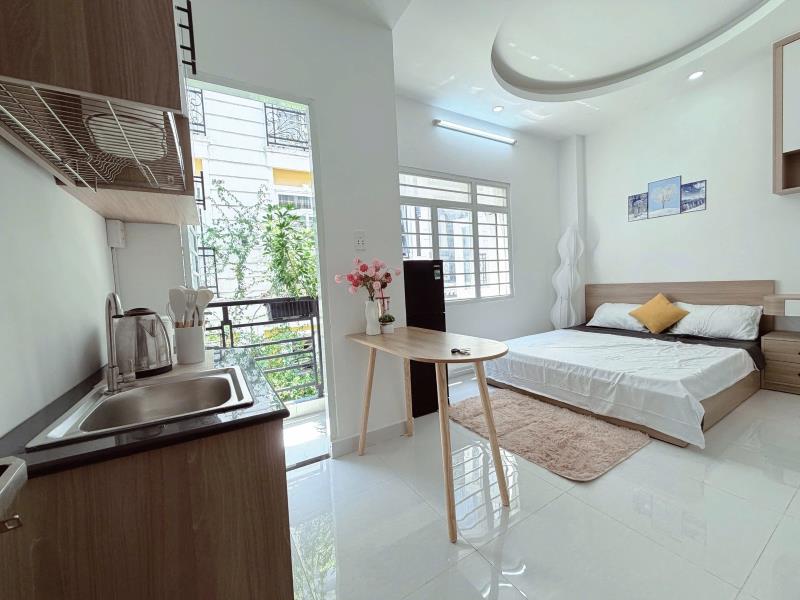 Phòng mới 35m2 ban công thoáng full nội thất siu xinh ngay văn lang, gần hàng xanh- nguyễn xí, bình thạnh