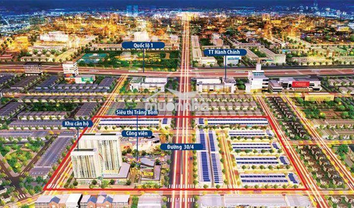 Bán 1 hecta đất 2 mt đường nhựa nguyễn hoàng, hùng vương, p. trảng bom