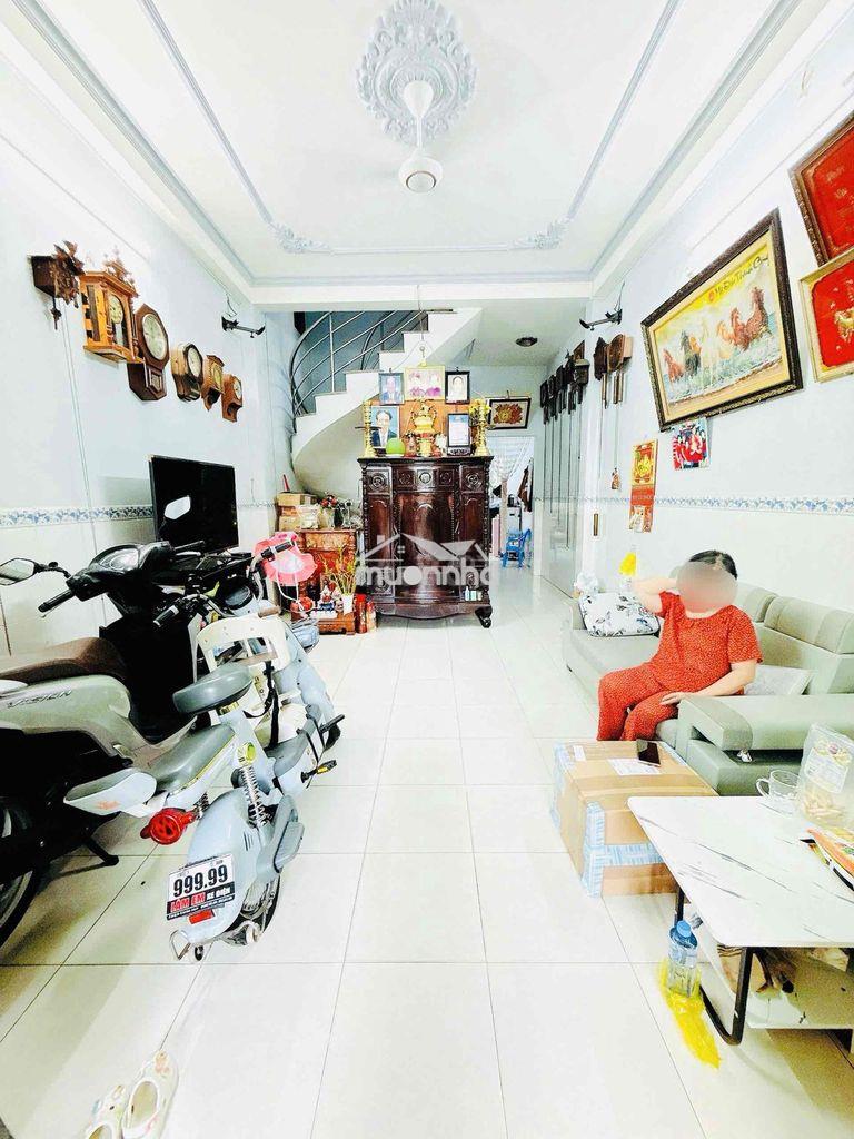 Nhà hẻm 4m, xây 4 tầng, dt đẹp (4x15m), nở hậu, gần mt dương bá trạc - Ảnh 2