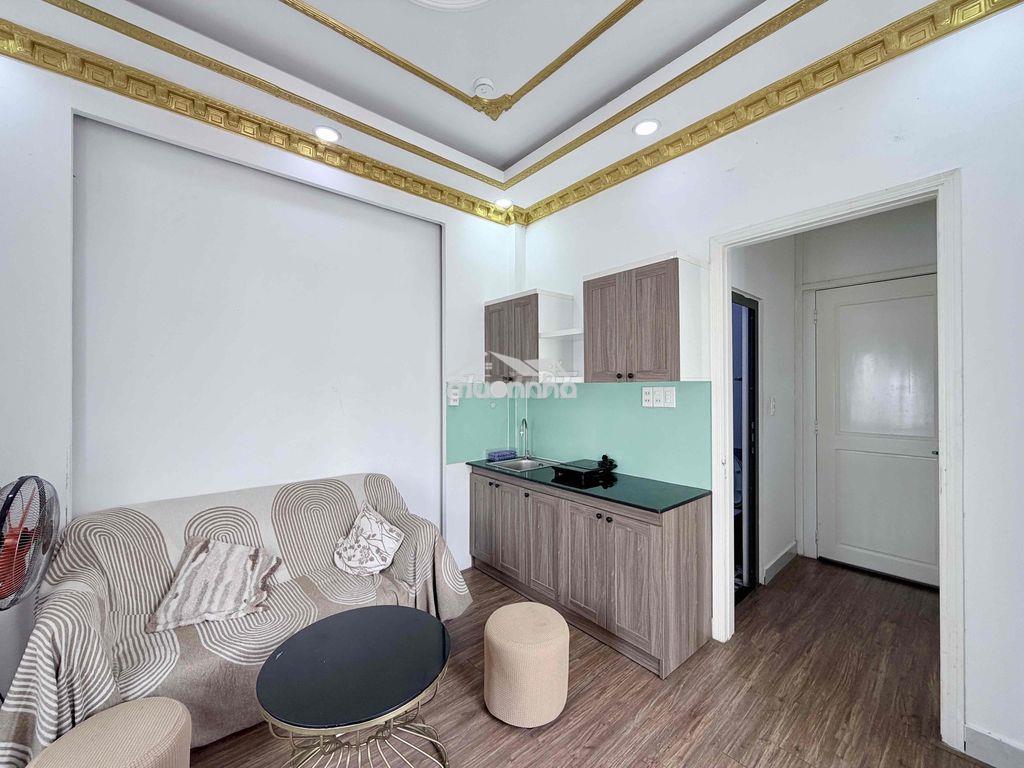 Căn hộ 1pn 1pk có ban công 45m2 fullnt ngay ngã tư phú nhuận - Ảnh 3