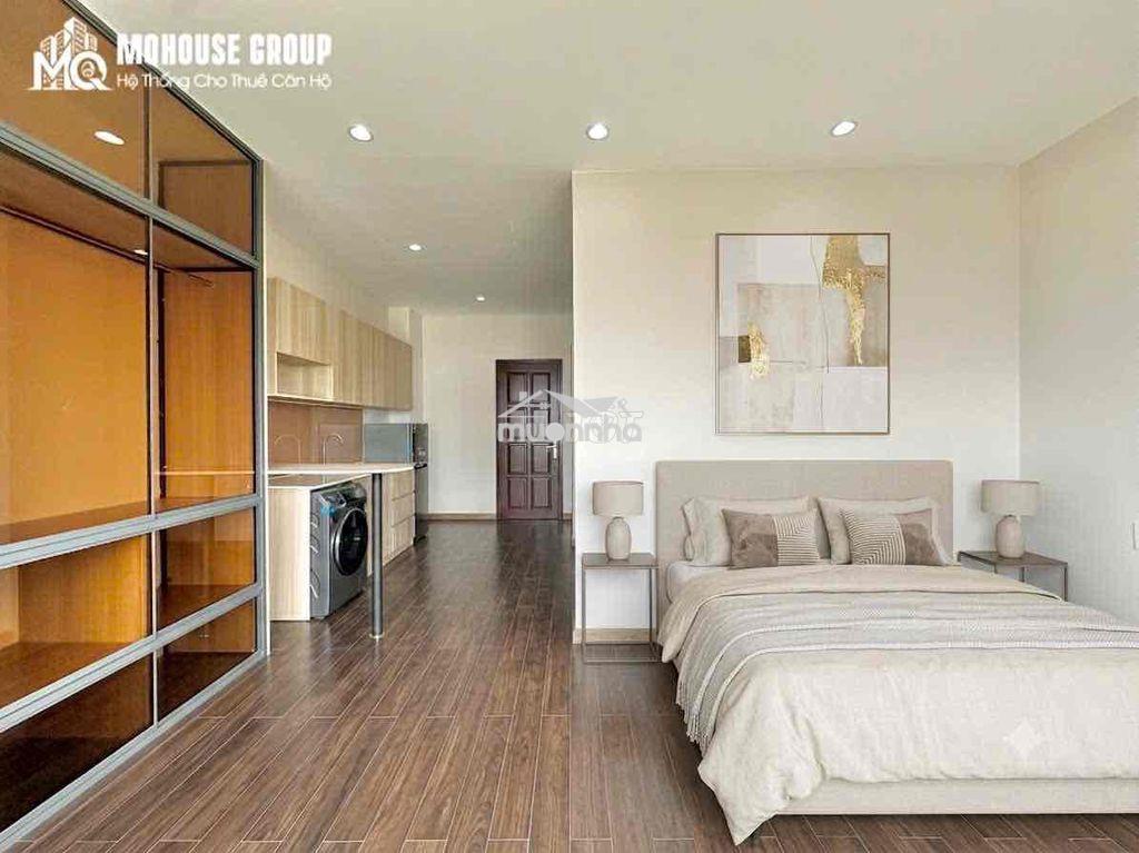 Cho thuê chdv ban công 35m2 nội thất tiện nghi ngay toà nhà viettel - 4
