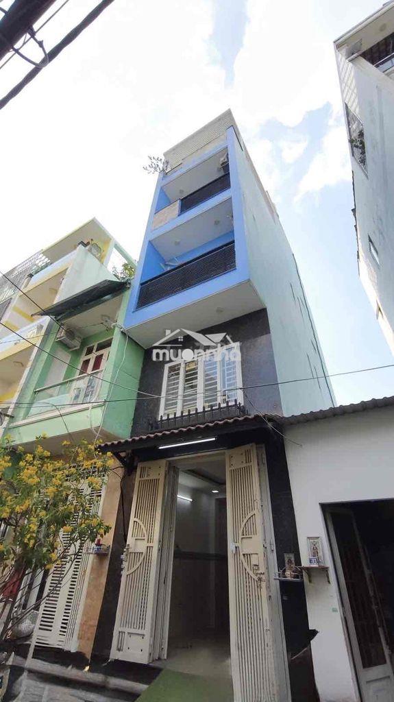 32m2(3.2x10), 5 tầng 6pn, hẻm xe tải thông, phạm văn chí bình phú q6