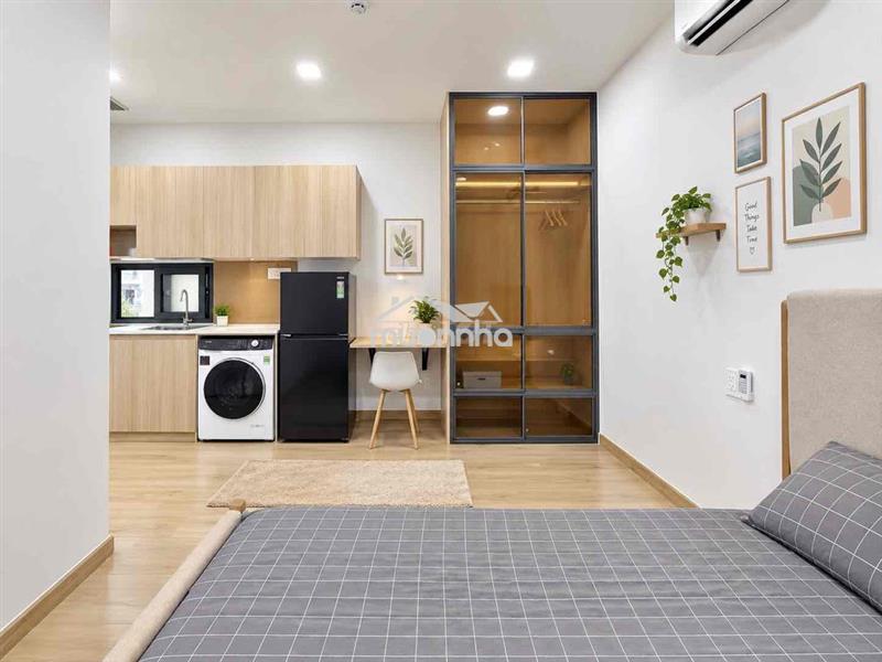 Căn hộ studio máy giặt sấy riêng - mới 100% gần etown