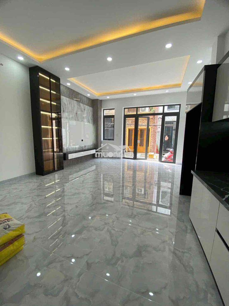 Nhà xây mới an dương vương 5x10 - Ảnh 2