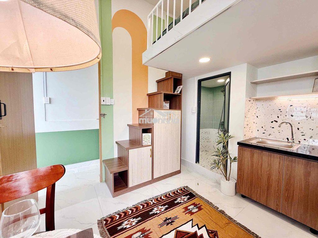 Cho thuê căn hộ duplex ban công, full nt, thang máy - Ảnh 4