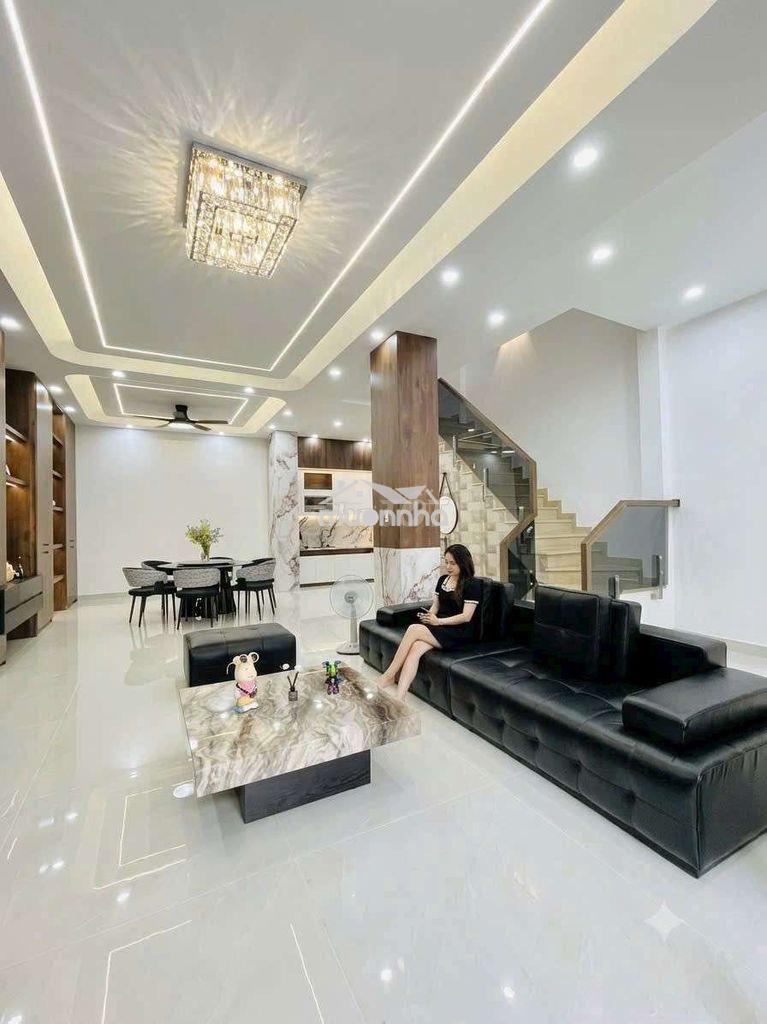 Nhà mới ngan lớn 7x12m - 4pn - hẻm 8m thông - 7 tỷ 800tr tl - Ảnh 3