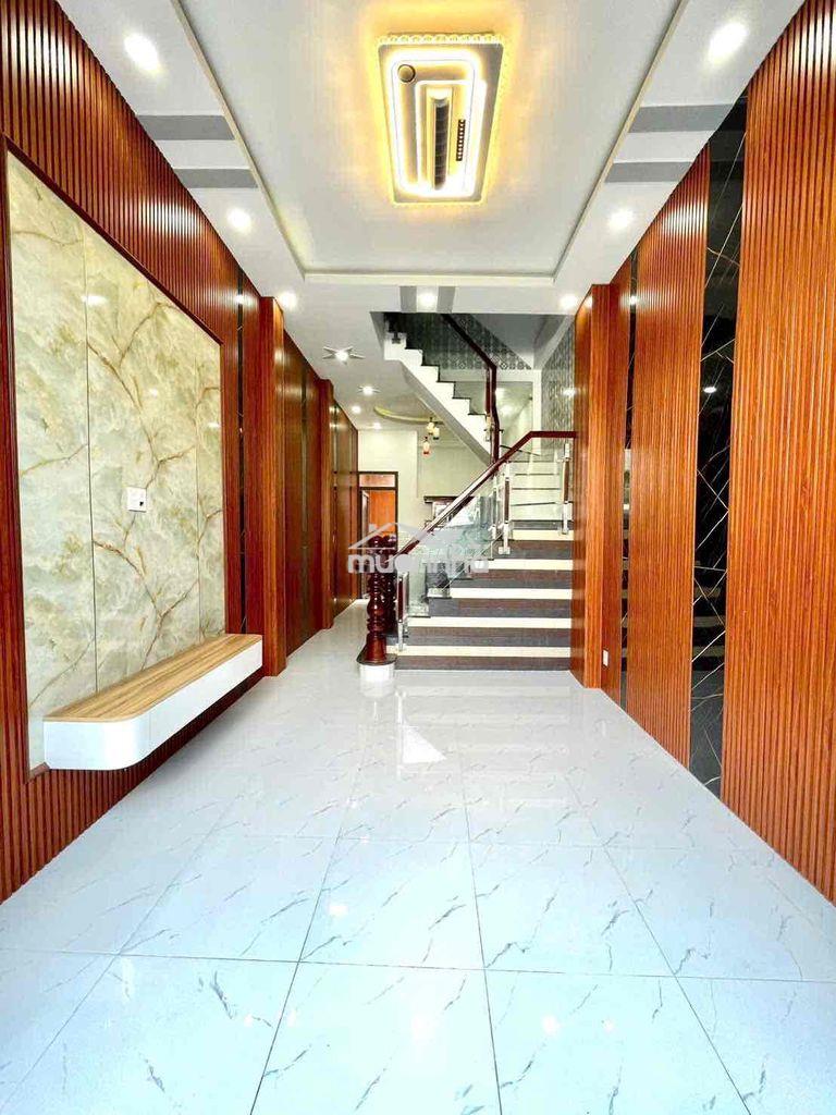 Nhà phố , mới xây 1 trệt +2 lầu + sân thượng shr, hoàn công đủ - Ảnh 3