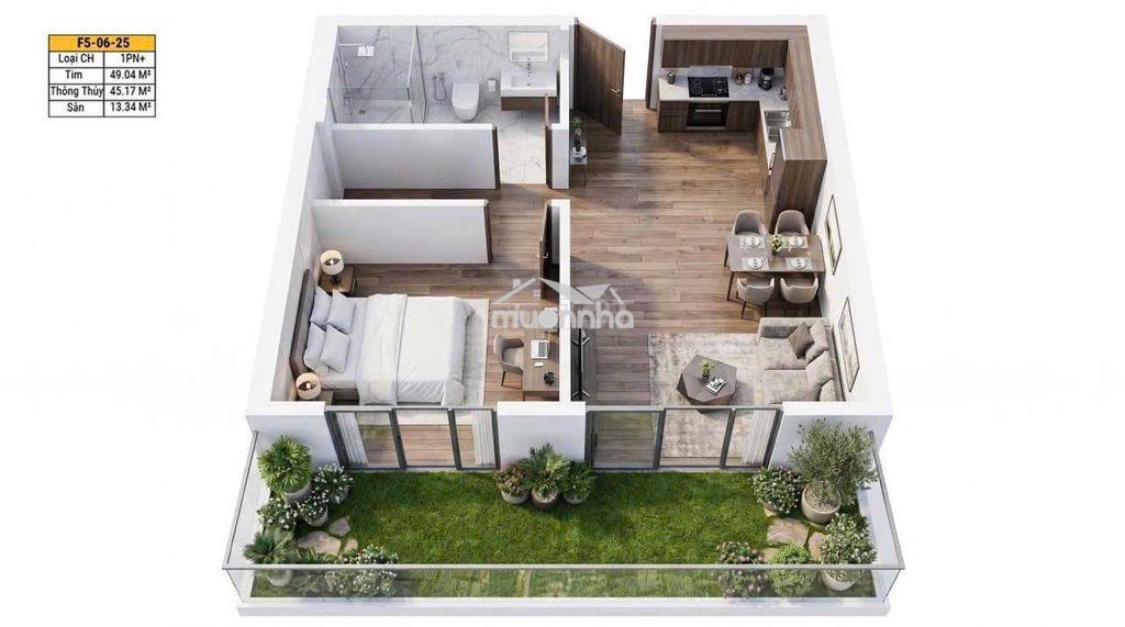 Bán căn sân vườn 98m2 fours tower chỉ 2.7 tỷ full giá - chiết khấu 24% - Ảnh 4