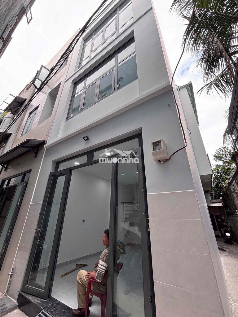 Cho thuê nhà 8tr 2pn 3wc mới xây gần chợ hạnh thông tây 4tầng