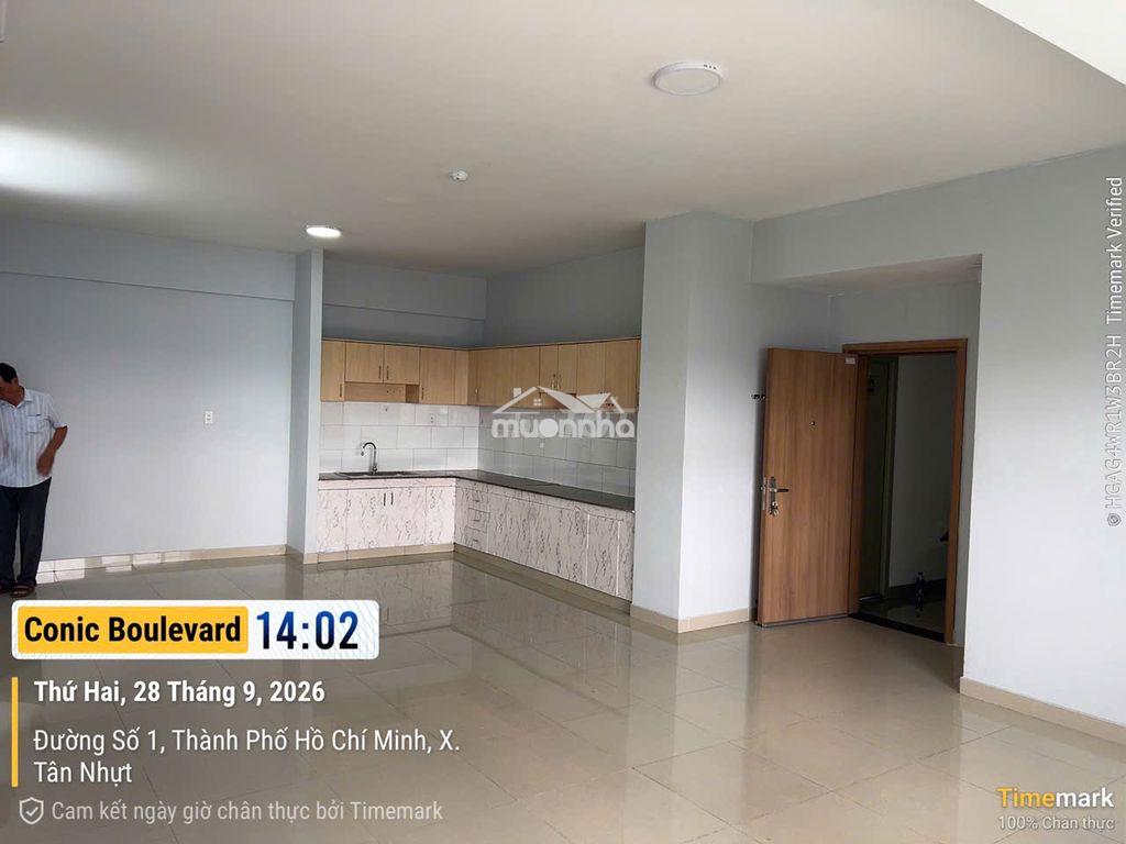 Cho thuê căn hộ góc 3pn 2wc dt 114m2 block b tầng 5 giá 7 triệu/tháng - Ảnh 2