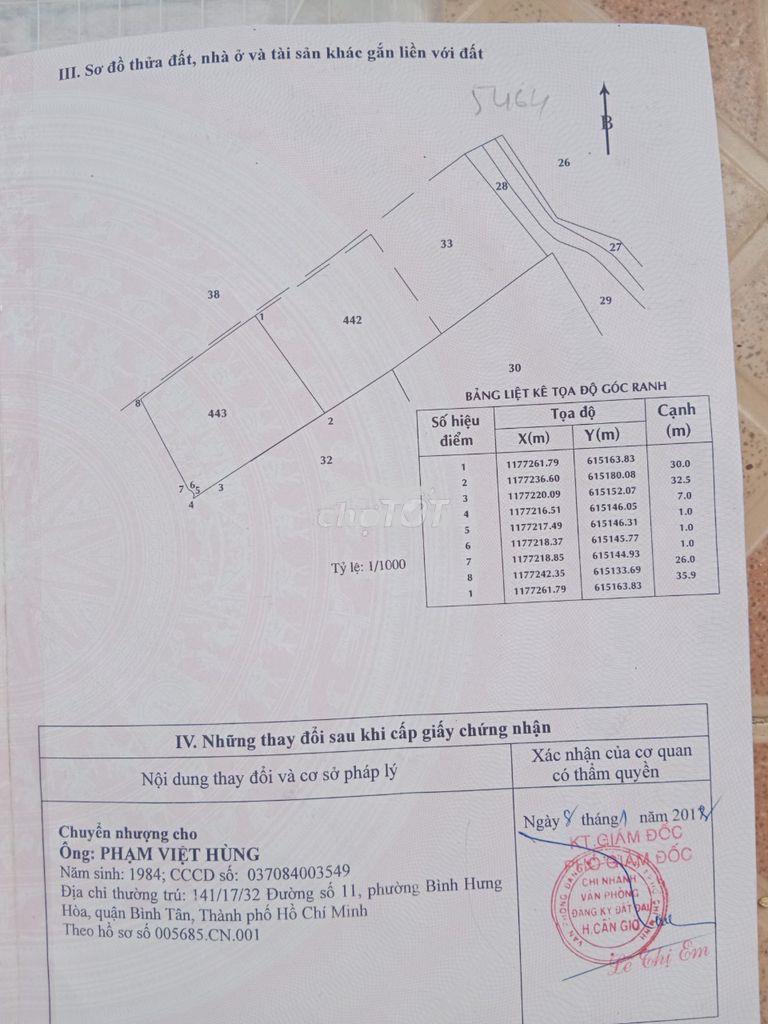 Giá ngộp bán gấp 3,9tỷ/1100m2 mặt tiền cá súc, bình khánh, cần giờ - Ảnh 4