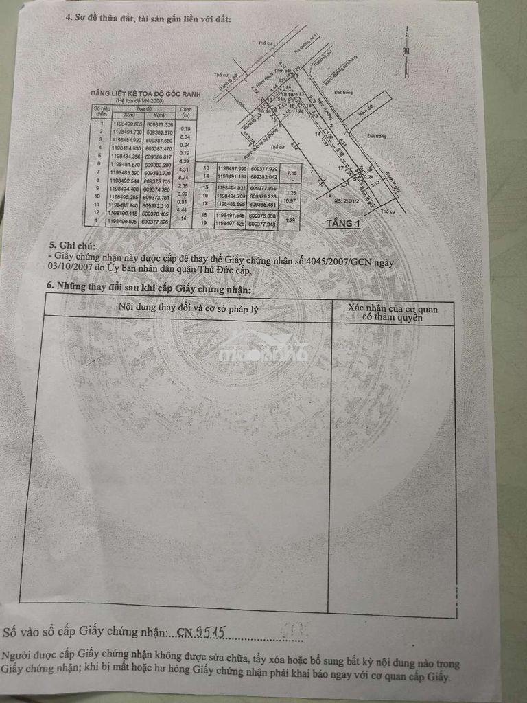 Bán nhà hoàn công, full số hồng - Ảnh 3
