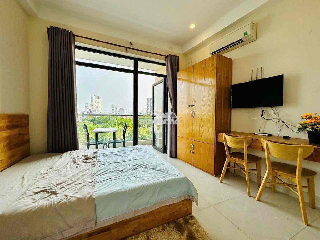 Cho thuê căn hộ studio ban công q4 gần đh luật, đh nguyễn tất thành - Ảnh 4