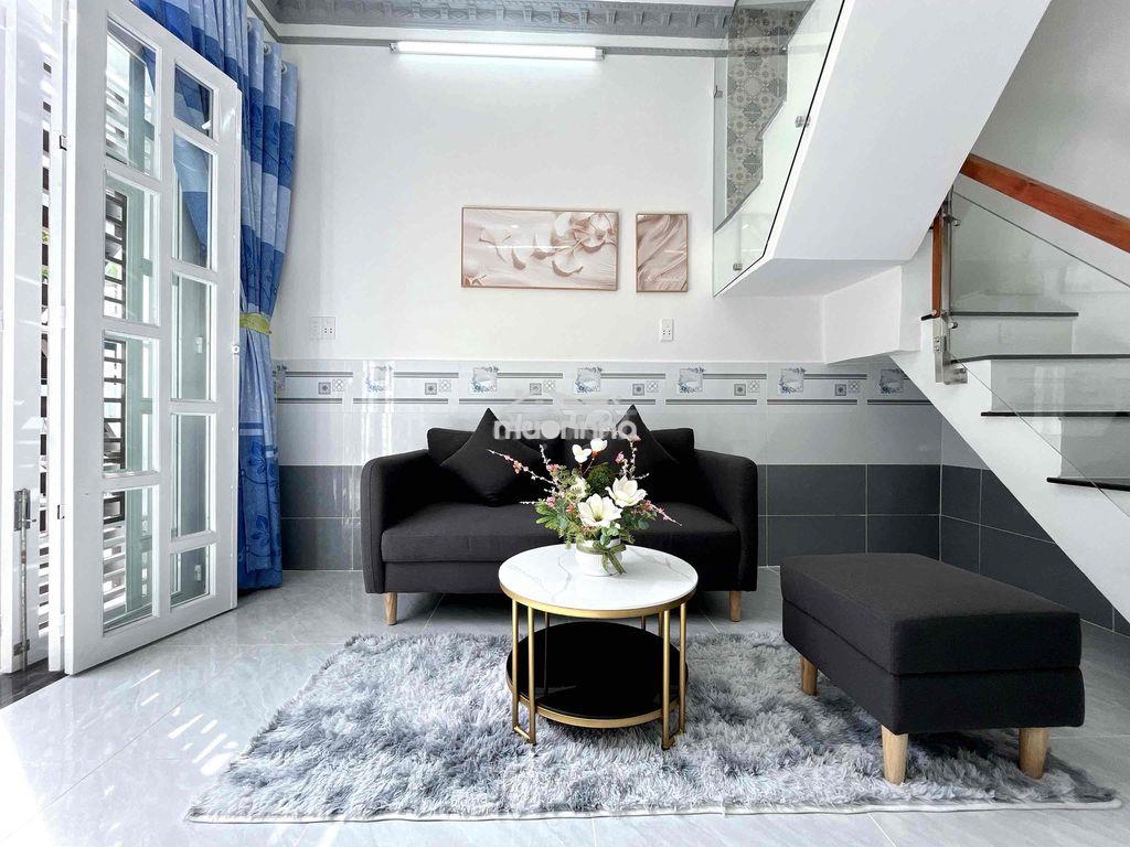 Bán nhà mới xây lầu đúc hẻm 2174 huỳnh tấn phát dt:3,2x7m 2tầng 2pn - Ảnh 3