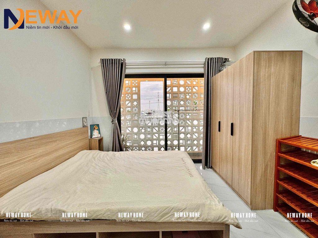 Cho thuê căn hộ chỉ tính điện nước - full nội thất - ban công- - 2