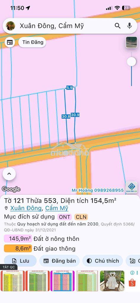 Lô cuối cùng hạ giá bán gấp 290tr đất nền sổ riêng thổ cư - 3