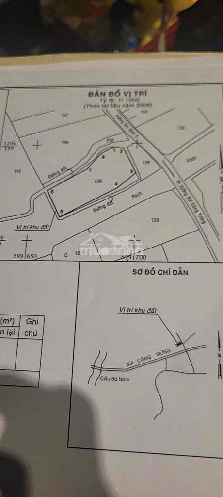 Mt nhị bình 700m2 bùi công trừng 5,5tr/m2 - Ảnh 4