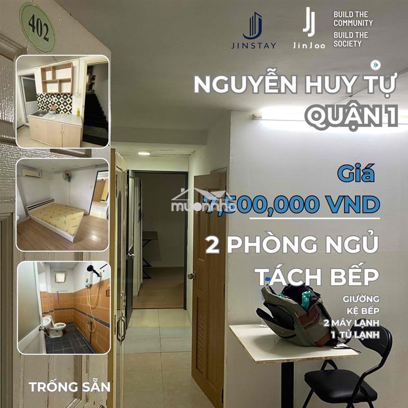 Chính chủ 2 phòng ngủ trung tâm quận 1