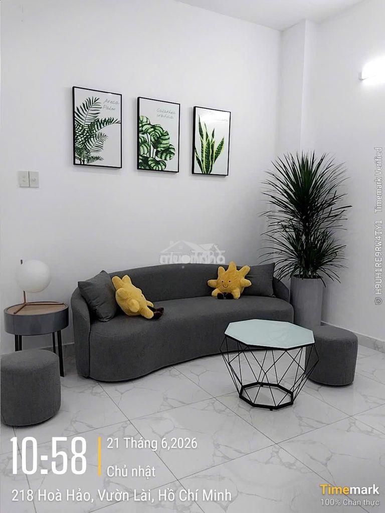 Trung tâm quận 10 cao ốc ngô gia tự 54m2 (2pn 1wc) tầng giữa - Ảnh 2
