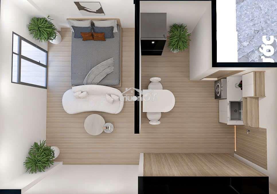 Chính chủ cho thuê tòa chdv tách bếp - ban công - cửa sổ lớn - Ảnh 3