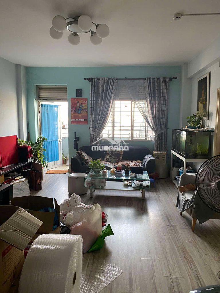 Cho thuê căn hộ 109 nguyễn biểu quận 5, dt : 65m2, 2pn có nội thất
