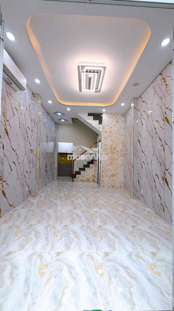 Nhà mới hẻm 4.5m 4 tầng - Ảnh 3