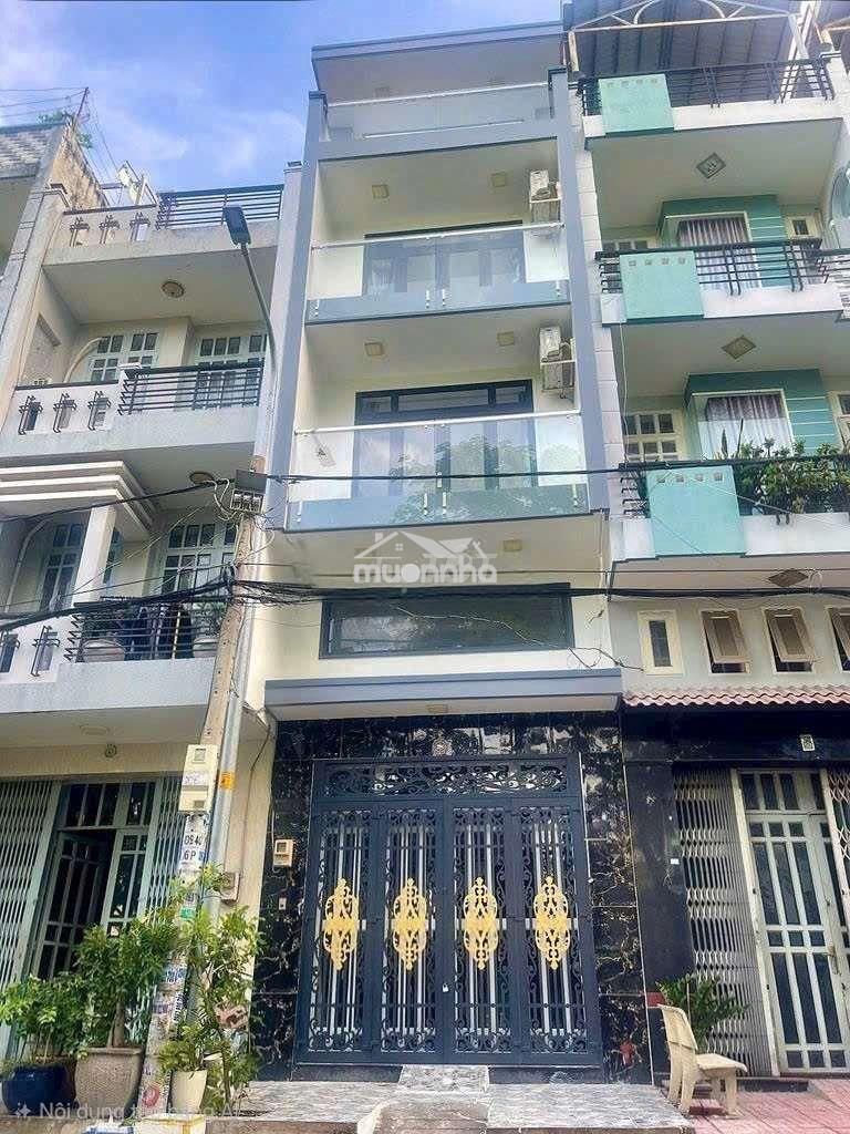 ✅️Nhà đẹp khu bình phú - 4x14m 5 tấm 5pn - hẻm 8m xe tải, gần hậu giang