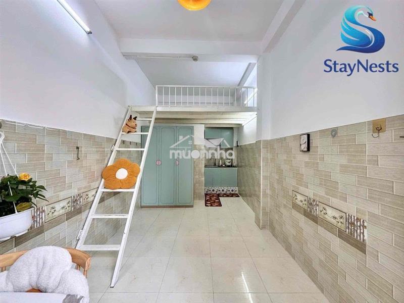 Cho thuê phòng rộng rãi có gác sẵn nội thất gần đại học văn hiến