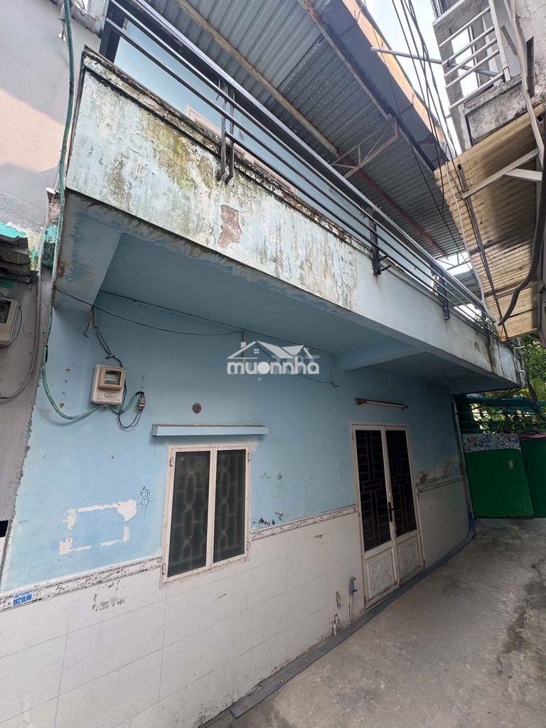 Cho thuê nhà hẻm 1 lầu 8x5m, 2 phòng ngủ 2wc, p.trung mỹ tây, q12
