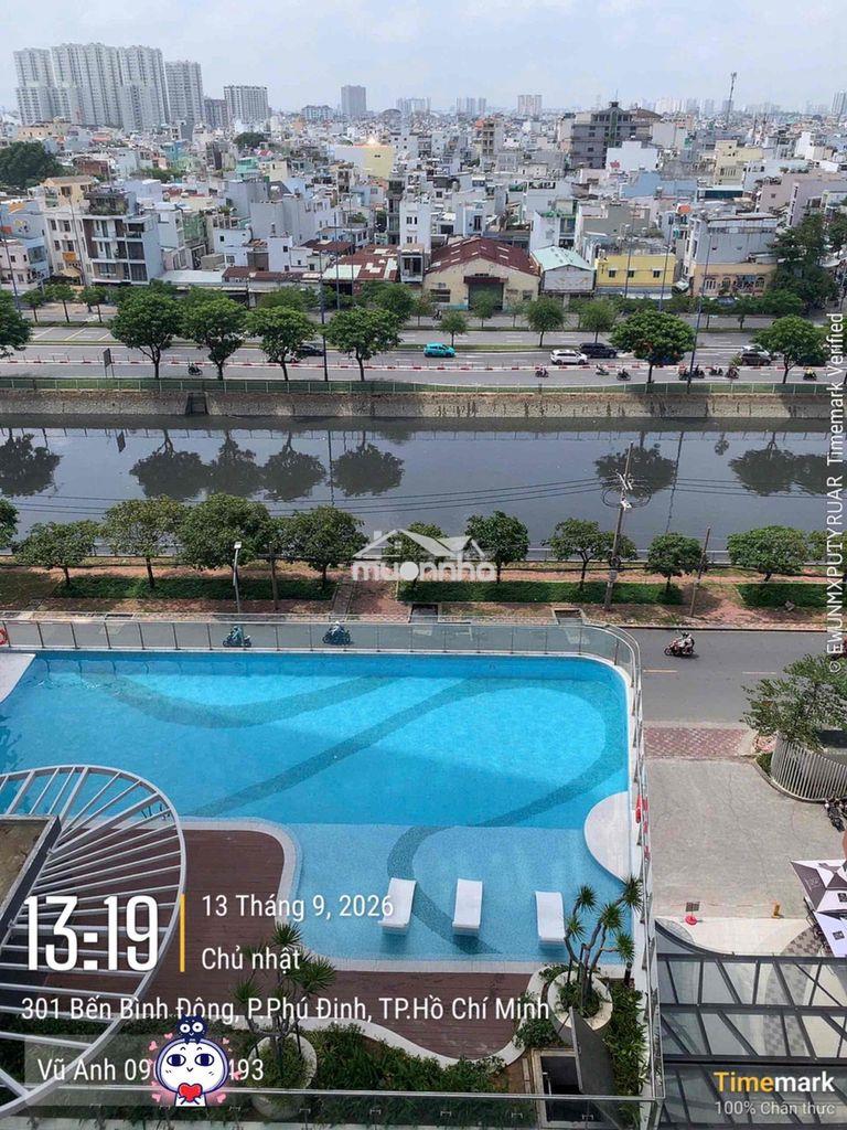 Cho thuê căn 3pn 2wc nội thất mới 100% chung cư d-qua bến bình đông q8