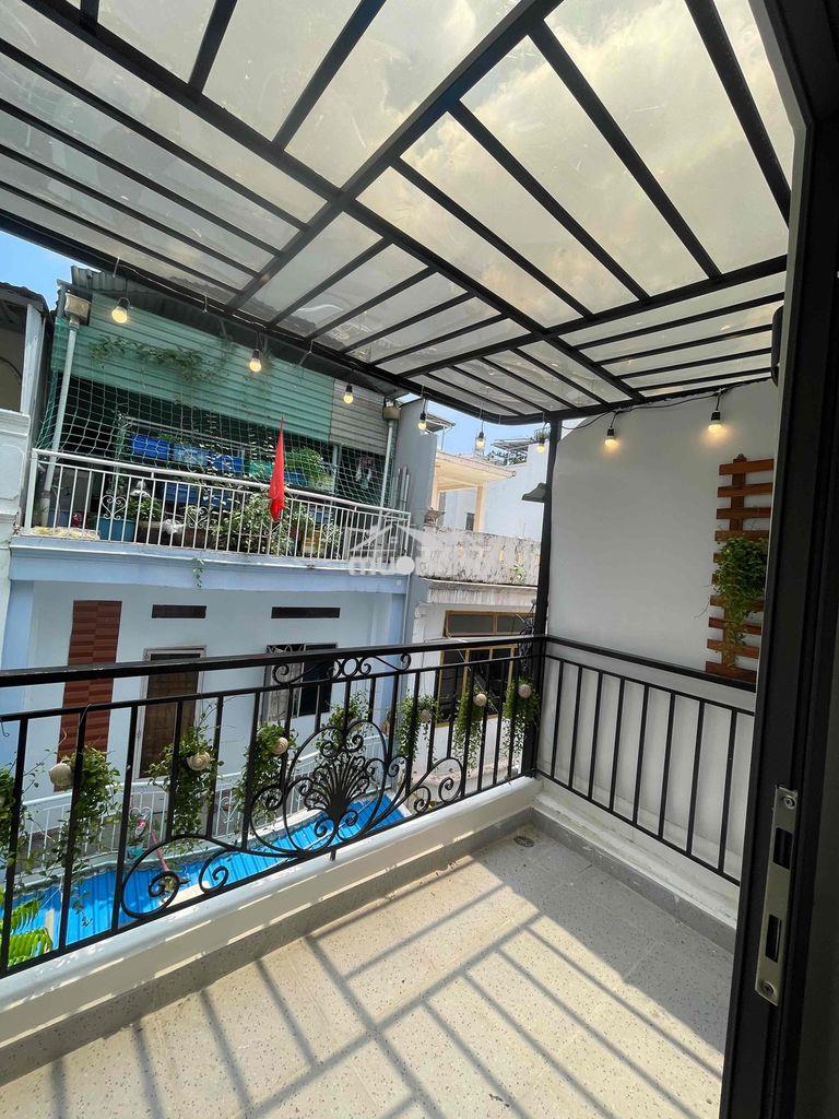 Nhỉnh 3ty  - 3 tầng hẻm xe hơi 4m - bình thạnh - an ninh - full nội th