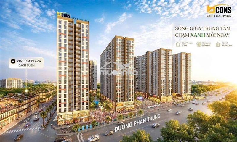 Bcons central park căn hộ trung tâm biên hòa nhiều tiện ích cây xanh