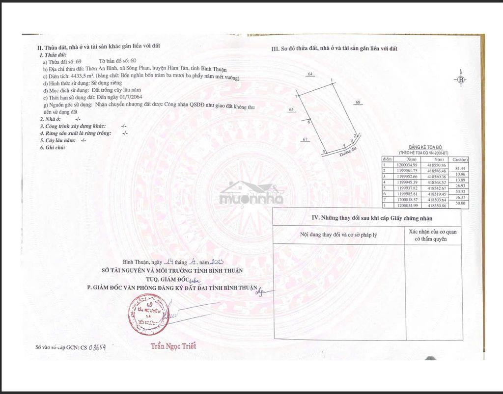 Bán đất hai mặt tiền – gần ql1, ql55 và cao tốc phan thiết–dầu giây - Ảnh 2