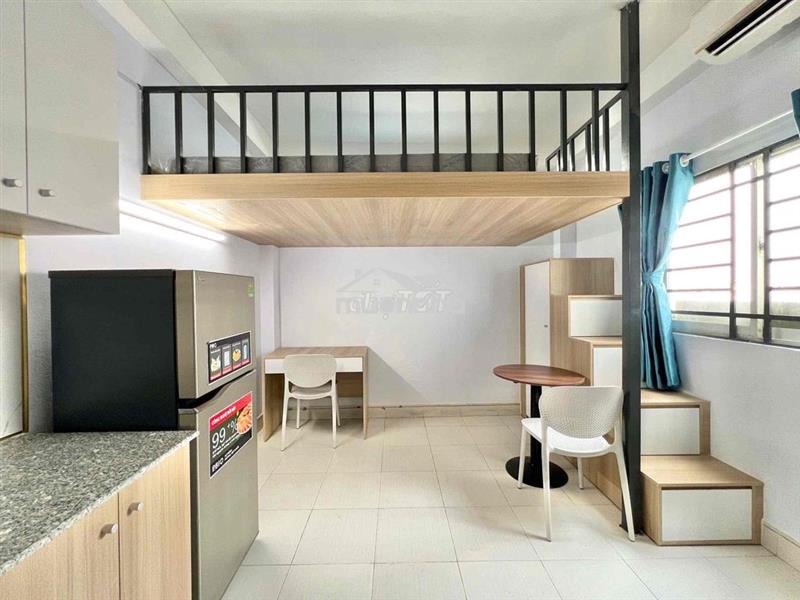 Căn hộ mini full nội thất có gác gần đh sư phạm sài gòn kế cầu chữ y