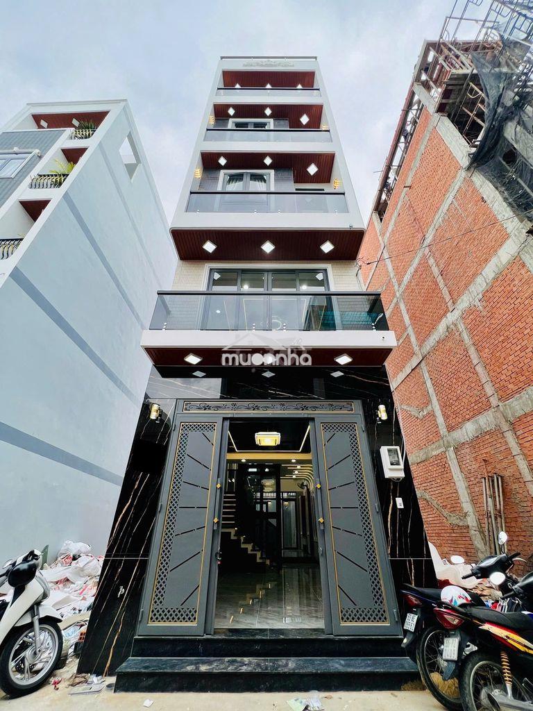 Nhà đẹp đườg số 5 sát nguyễn sơn tân phú 68m2, 5 lầu thang máy hẻm oto