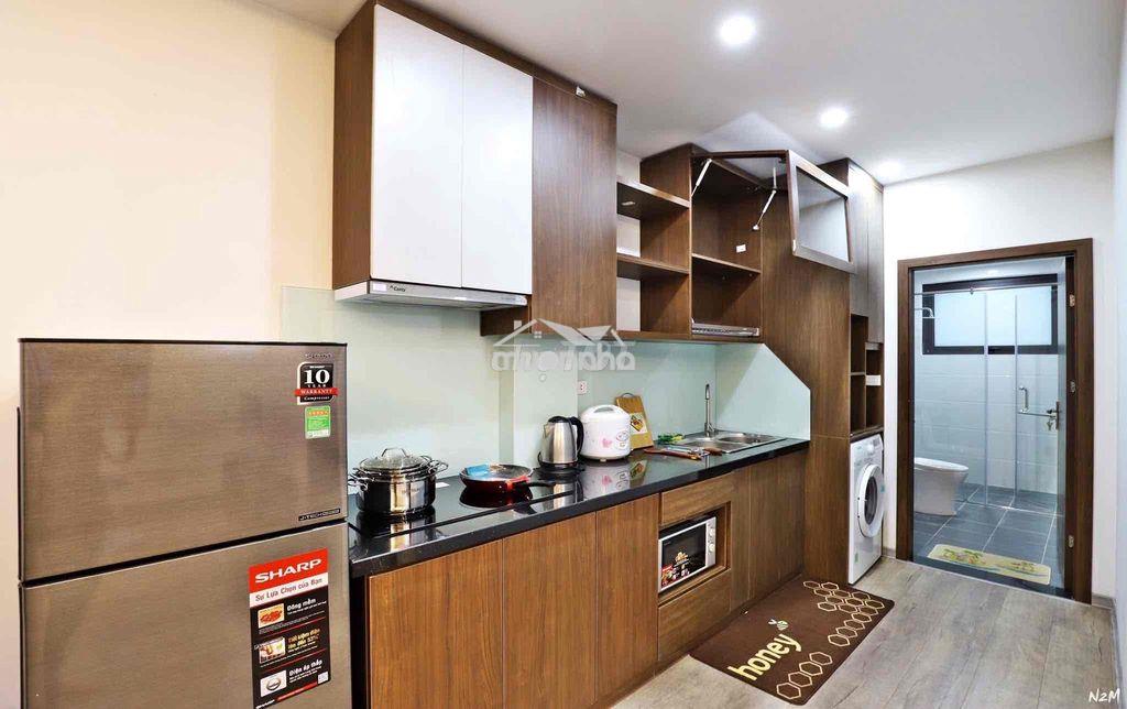 Cho thuê chdv full đồ 01 ngủ rộng ở ngay thung lũng hoa hồ tây - 2