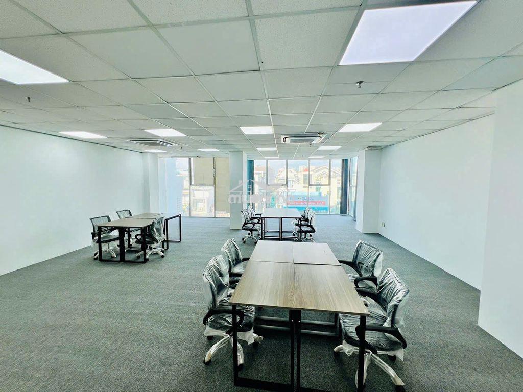 Cho thuê vp view kính, tặng nội thất sàn 80m2 đường nguyễn kiệm-pn - Ảnh 2