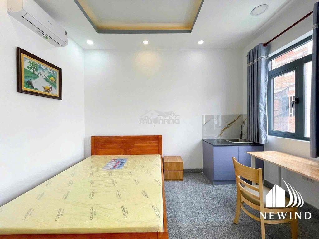 Cho thuê chdv dạng studio ban công đầy đủ nội thất ngay kcx kế đh ufm - Ảnh 4