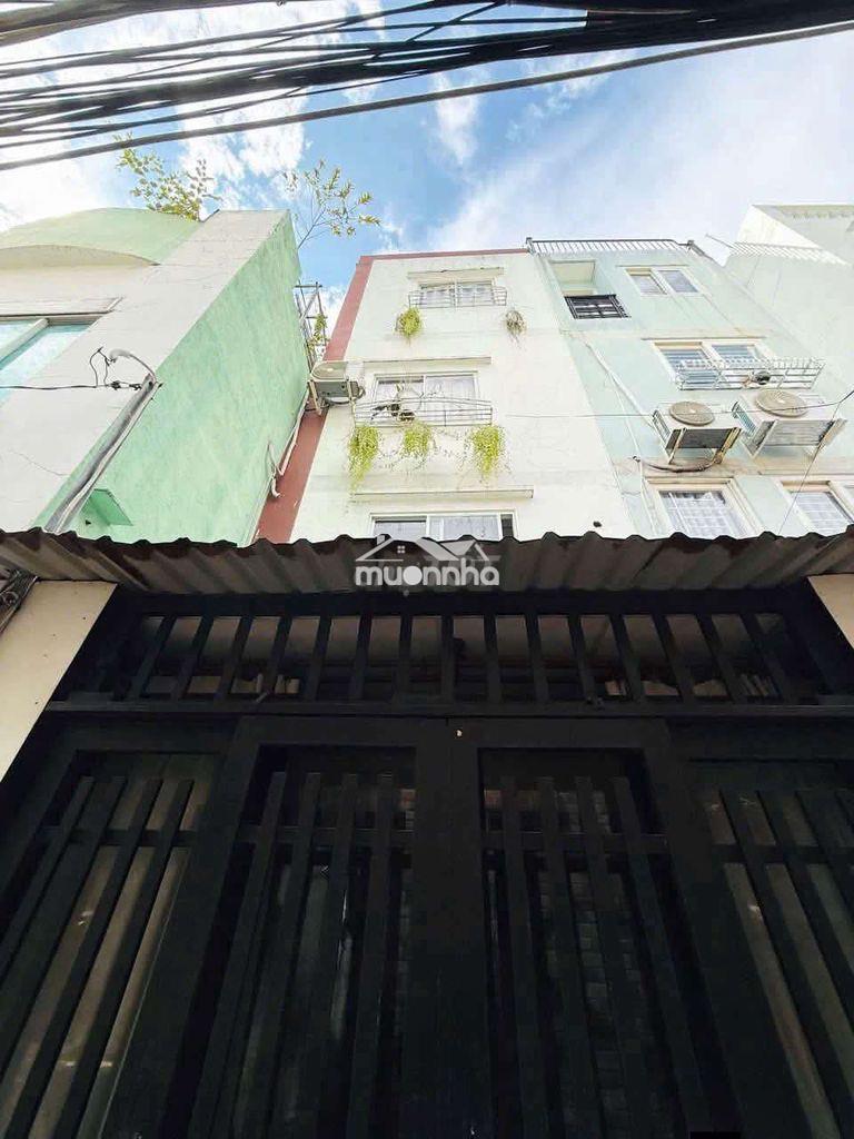 Nhà 4 tầng hẻm thông phạm văn chiêu gò vấp sổ riêng hoàn công đủ