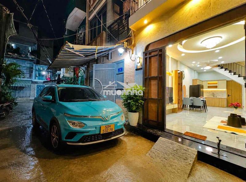 Bán nhà hẻm xe hơi bùi đình tuý .45m2 đất x 3tầng full mới