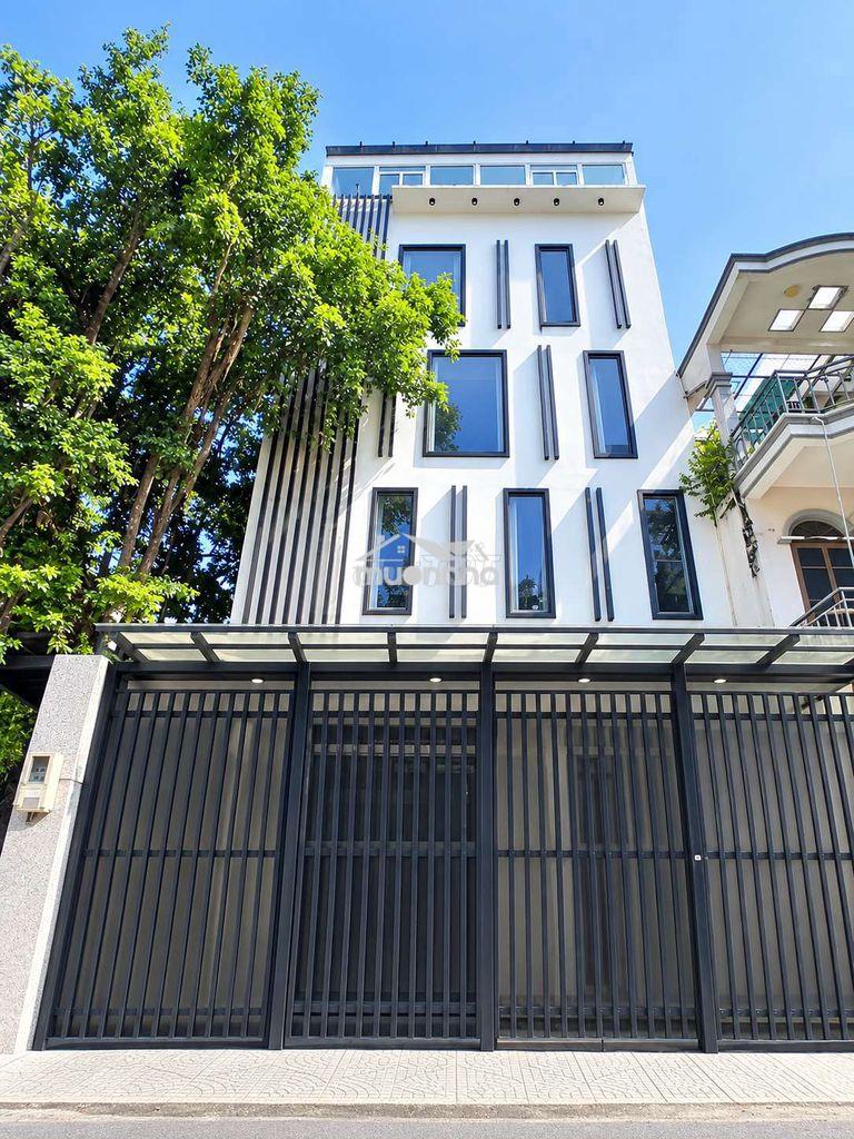 Cho thuê tòa nhà 8x20m, hầm trệt 4 lầu 120 triệu